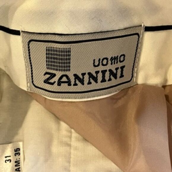 Vintage Zannini Deadstock Men's Dress Pants Size 31 x 35 Unhemmed NEW - Picture 7 of 11